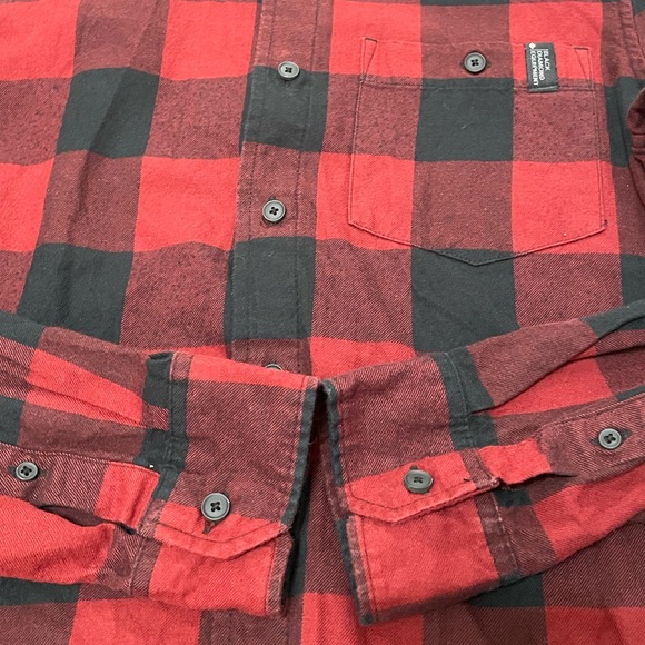 Black Diamond Mens Zodiac Flannel Long Sleeve Shirt Size Medium - Picture 9 of 12